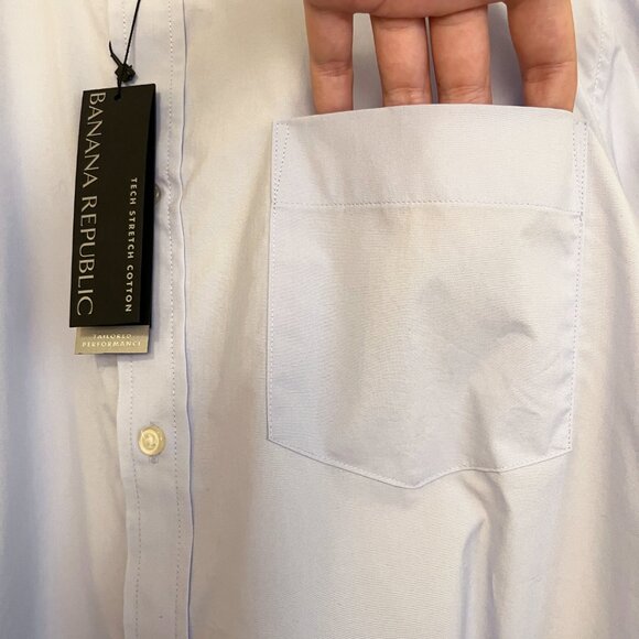 NWT Banana Republic Supima slim flex fit button-down shirt - Picture 4 of 6